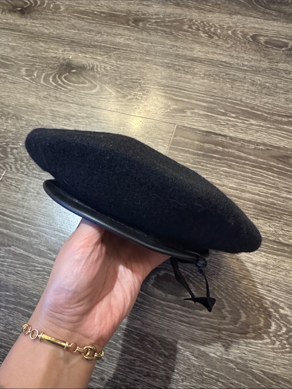 Urban Outfitters Black Wool Beret